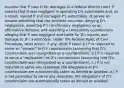 Assume that P sues D for damages in a federal district court. P asserts that D was negligent in operating D's automobile and, as a result, injured P and damaged P's automobile. D serves an answer admitting that the accident occurred, denying D's negligence, asserting P's contributory negligence as an affirmative defense, and asserting a compulsory counterclaim alleging that P was negligent and liable for D's injuries and damage to D's automobile. Under the Federal Rules of Civil Procedure, what action, if any, must P take? a.) P is required to serve an "answer" to D's counterclaim (assuming that D's counterclaim was designated as a counterclaim). b.) P is required to serve a "replication" to D's counterclaim (assuming that D's counterclaim was designated as a counterclaim). c.) P is not required to serve any response; the allegations of D's counterclaim are automatically taken as denied or avoided. d.) P is not permitted to serve any response; the allegations of D's counterclaim are automatically taken as denied or avoided.