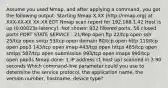 Assume you used Nmap, and after applying a command, you got the following output: Starting Nmap X.XX (http://nmap.org) at XXX-XX-XX XX:XX EDT Nmap scan report for 192.168.1.42 Host is up (0.00023s latency). Not shown: 932 filtered ports, 56 closed ports PORT STATE SERVICE - 21/Rep open ftp 22/tcp open ssh 25/tcp open smtp 53/tcp open domain 80/tcp open http 110/tcp open pop3 143/tcp open imap 443/tcp open https 465/tcp open smtps 587/tcp open submission 993/tcp open imaps 995/tcp open pop3s Nmap done: 1 IP address (1 host up) scanned in 3.90 seconds Which command-line parameter could you use to determine the service protocol, the application name, the version number, hostname, device type?