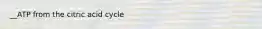 __ATP from the citric acid cycle