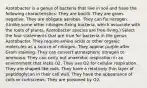 Azotobacter is a genus of bacteria that live in soil and have the following characteristics: They are bacilli. They are gram-negative. They are obligate aerobes. They can fix nitrogen. (Unlike some other nitrogen-fixing bacteria, which associate with the roots of plants, Azotobacter species are free-living.) Select the four statements that are true for bacteria in the genus Azotobacter. They require amino acids or other organic molecules as a source of nitrogen. They appear purple after Gram staining. They can convert atmospheric nitrogen to ammonia. They can carry out anaerobic respiration in an environment that lacks O2. They use O2 for cellular respiration. They are shaped like rods. They have a relatively thin layer of peptidoglycan in their cell wall. They have the appearance of coils or corkscrews. They are poisoned by O2.