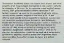 The Bank of the United States, the largest, best known, and most powerful of all the privileged monopolies in the country, came to be viewed as a "Monster" for its extensive power and influences. Initially, bank president Nicholas Biddle attempted to win Jackson's support by assuring the president that bank policies actually would prevent a repeat of the Panic of 1819, and offering bank jobs to Jackson supporters. However, Jackson was not convinced, and questioned the bank's constitutionality. Biddle was then forced to join with Jackson's political enemies in a bid to force the issue of rechartering the bank before the election of 1832. Congress ended up passing the recharter legislation, but Jackson vetoed the bill. Jackson, after his re-election, then planned to cripple the national bank by removing government deposits. Nicholas Biddle then responded with a determined but futile effort to save the bank, and did not succeed.