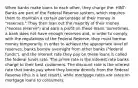 When banks make loans to each other, they charge the: HINT: Banks are part of the Federal Reserve system, which requires them to maintain a certain percentage of their money in "reserves." They then loan out the majority of their money ("excess reserve") and earn a profit on these loans. Sometimes, a bank does not have enough reserves and, in order to comply with the regulations of the Federal Reserve, they must borrow money temporarily. In order to achieve the appropriate level of reserves, banks borrow overnight from other banks ("federal funds"), and the interest rate they pay on these loans is called the federal funds rate. The prime rate is the interest rate banks charge to their best customers. The discount rate is the interest rate that banks pay when they borrow directly from the Federal Reserve (this is a last resort), while mortgage rates are rates on mortgage loans to consumers.