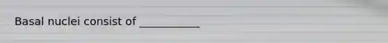 Basal nuclei consist of ___________