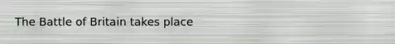 The Battle of Britain takes place