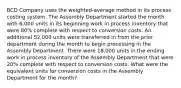 BCD Company uses the weighted-average method in its process costing system. The Assembly Department started the month with 6,000 units in its beginning work in process inventory that were 80% complete with respect to conversion costs. An additional 52,000 units were transferred in from the prior department during the month to begin processing in the Assembly Department. There were 18,000 units in the ending work in process inventory of the Assembly Department that were 20% complete with respect to conversion costs. What were the equivalent units for conversion costs in the Assembly Department for the month?