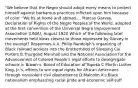 "We believe that the Negro should adopt every means to protect himself against barbarous practices inflicted upon him because of color. "We bs at home and abroad.... Marcus Garvey, Declaration of Rights of the Negro Peoples of the World, adopted at the first convention of the Universal Negro Improvement Association (UNIA), August 1920 Which of the following later movements held ideas closest to those expressed by Garvey in the excerpt? Responses A A. Philip Randolph's organizing of Black railroad workers into the Brotherhood of Sleeping Car Porters B Thurgood Marshall and the National Association for the Advancement of Colored People's legal efforts to desegregate schools in Brown v. Board of Education of Topeka C Martin Luther King, Jr.'s, efforts to win equal rights for African Americans through nonviolent civil disobedience D Malcolm X's Black nationalism emphasizing racial pride and economic self-suff