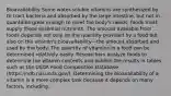 Bioavailability Some water-soluble vitamins are synthesized by GI tract bacteria and absorbed by the large intestine, but not in quantities great enough to meet the body's needs; foods must supply these essential nutrients. The amount available from foods depends not only on the quantity provided by a food but also on the vitamin's bioavailability—the amount absorbed and used by the body. The quantity of vitamins in a food can be determined relatively easily. Researchers analyze foods to determine the vitamin contents and publish the results in tables such as the USDA Food Composition Database (https://ndb.nal.usda.gov/). Determining the bioavailability of a vitamin is a more complex task because it depends on many factors, including: