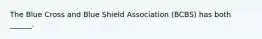 The Blue Cross and Blue Shield Association (BCBS) has both ______.