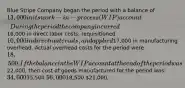 Blue Stripe Company began the period with a balance of 13,000 in its work-in-process (WIP) account. During the period the company incurred16,000 in direct labor costs, requisitioned 10,000 in direct materials, and applied17,000 in manufacturing overhead. Actual overhead costs for the period were 18,500. If the balance in the WIP account at the end of the period was22,000, then cost of goods manufactured for the period was: 34,00035,500 56,00018,500 21,000,