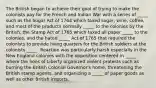 The British began to achieve their goal of trying to make the colonists pay for the French and Indian War with a series of _____ such as the Sugar Act of 1764 which taxed sugar, wine, coffee, and most of the products normally _____ to the colonies by the British, the Stamp Act of 1765 which taxed all paper _____ to the colonies, and the hated _____ Act of 1765 that required the colonists to provide living quarters for the British soldiers at the colonists _____. Reaction was particularly harsh especially in the New England colonies with the opposition centered in _____ where the Sons of Liberty organized violent protests such as burning the British Colonial Governor's home, threatening the British stamp agents, and organizing a _____ of paper goods as well as other British imports.