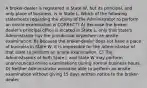 A broker-dealer is registered in State W, but its principal, and only place of business, is in State L. Which of the following statements regarding the ability of the Administrator to perform an onsite examination is CORRECT? A) Because the broker-dealer's principal office is located in State L, only that state's Administrator has the jurisdiction to perform an onsite examination. B) Because the broker-dealer does not have a place of business in State W, it is impossible for the Administrator of that state to perform an onsite examination. C) The Administrators of both State L and State W may perform unannounced onsite examinations during normal business hours. D) Neither Administrator would be able to perform an onsite examination without giving 15 days written notice to the broker-dealer.