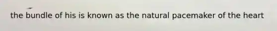the bundle of his is known as the natural pacemaker of <a href='https://www.questionai.com/knowledge/kya8ocqc6o-the-heart' class='anchor-knowledge'>the heart</a>