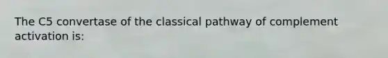 The C5 convertase of the classical pathway of complement activation is: