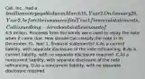 Cali, Inc., had a 4 million note payable due on March 15, Year 2. On January 28, Year 2, before the issuance of its Year 1 financial statements, Cali issued long-term bonds in the amount of4.5 million. Proceeds from the bonds were used to repay the note when it came due. How should Cali classify the note in its December 31, Year 1, financial statements? A.As a current liability, with separate disclosure of the note refinancing. B.As a current liability, with no separate disclosure required. C.As a noncurrent liability, with separate disclosure of the note refinancing. D.As a noncurrent liability, with no separate disclosure required.