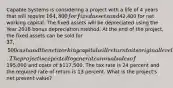 Capable Systems is considering a project with a life of 4 years that will require 164,800 for fixed assets and42,400 for net working capital. The fixed assets will be depreciated using the Year 2018 bonus depreciation method. At the end of the project, the fixed assets can be sold for 37,500 cash and the net working capital will return to its original level. The project is expected to generate annual sales of195,000 and costs of 117,500. The tax rate is 24 percent and the required rate of return is 13 percent. What is the project's net present value?