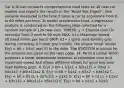 Car & Driver conducts comprehensive road tests on all new car models and reports the results in the "Road Test Digest". One variable measured is the time it takes a car to accelerate from 0 to 60 miles per hour. To model acceleration time, a regression analysis is conducted on the following data collected for a random sample of 129 new cars: TIME60: y = Elapsed time (in seconds) from 0 mph to 60 mph MAX: x1= Maximum speed attained (miles per hour) GRIP: x2= 1 good road-holding grip during cornering, 0 if poor grip Initially, the simple linear model E(y) = b0 + b1x1 was fit to the data. The STATISTIX printouts for the analysis are given on the next page. 14. Write a model which proposes a linear relationship between acceleration time and maximum speed, but allows different slopes for good and poor road-holding grips. A. E(y) = b0 + b1x1 + b2(x1)2 + b3x2 + b4x1x2 + b5(x1)2x2 B. E(y) = b0 + b1x1 + b2x2 + b3x1x2 C. E(y) = b0 + b1x1 + b2(x1)2 + b3x2 D. E(y) = b0 + b1x1 + b2x2 + b3x1x2 + b4(x1)2+ b5(x2)2 E. E(y) = b0 + b1x1 + b2x2