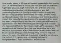 Case study: Nancy, a 73-year-old patient, presents for her routine visit. On her new medical history she indicates she has diabetes, high blood pressure, high cholesterol, and arthritis. She takes medication for diabetes, high blood pressure, and high cholesterol and reports managing these conditions quite well. She also takes ibuprofen occasionally when her arthritis flares up. Nancy indicates that she has hyperopia and wears glasses to correct this. Upon further questioning she reports that her vision has been changing lately and that she should probably make an appointment with her ophthalmologist. She says that recently she has noticed that she has trouble reading the newspaper. The dental hygienist tilts back the chair and begins the intra- and extraoral assessments. After a few minutes Nancy asks if she can be set upright because she is feeling some pressure and pain around her eyes. She claims it is probably related to her sinuses. The definition of hyperopia is: A. nearsightedness B. farsightedness C. night blindness D. double vision