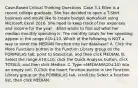 Case-Based Critical Thinking Questions ​ Case 3-1 Ellen is a recent college graduate. She has decided to open a T-Shirt business and would like to create budget worksheet using Microsoft Excel 2016. She need to keep track of her expenses and income for the year. ​ ​ Ellen wants to find out what her median monthly spending is. The monthly totals for her spending appear in the range A10:L10. Which of the following is NOT a way to enter the MEDIAN function into her database? A. Click the More Functions button in the Function Library group on the FORMULAS tab, point to Statistical, and then click MEDIAN. B. Select the range A10:L10, click the Quick Analysis button, click TOTALS, and then click Median. C. Type =MEDIAN(A10:L10) into an empty cell. D.Click the Insert Function button in the Function Library group on the FORMULAS tab, scroll the Select a function list, then click MEDIAN.