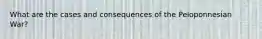 What are the cases and consequences of the Peloponnesian War?