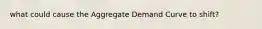 what could cause the Aggregate Demand Curve to shift?