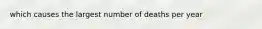 which causes the largest number of deaths per year