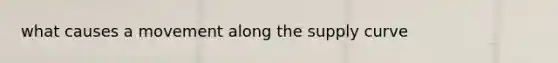 what causes a movement along the <a href='https://www.questionai.com/knowledge/kwxIauXFMo-supply-curve' class='anchor-knowledge'>supply curve</a>