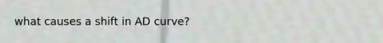 what causes a shift in AD curve?