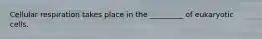 Cellular respiration takes place in the _________ of eukaryotic cells.