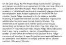 CH 19 Case Study #2 The Maple Ridge Construction Company and Katsen entered into an agreement for the purchase of lots in a subdivison owned by Kasten. Maple Ridge encountered problems in obtaining financing and requested postponement of the settlement date. Kasten agreed to an extension of four months. Maple Ridge continued to try to obtain a suitable financing arrangement without success. Repeated requests for additional extensions were turned down by Kasten. The settlement date passed with neither party performing or demanding performance from the other. Five days after the expiration of the settlement date, Maple Ridge informed Kasten that it was ready to perform. Kasten refused Maple Ridge's tender, claiming that the contract had expired. Maple Ridge commenced an action in specific performance against Kasten in an attempt to force Kasten to comply with the terms of their contract. Who wins? Discuss.