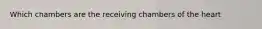 Which chambers are the receiving chambers of the heart