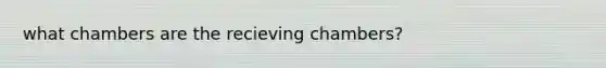 what chambers are the recieving chambers?