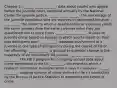 Chapter 2: -______ _____ _______- data about youths who appear before the juvenile court, complied annually by the National Center for juvenile Justice -______ _____ ______- the percentage of the juvenile population who are involved in delinquent behavior -_________- the extent to which a questionnaire or interview yields the same answers form the same juveniles when they are questioned two or more times -_____-______ ______- studies of juvenile crime based on surveys in which youths report on their own delinquent acts -__________- repeated involvement of a juvenile in one type of delinquency during the course of his or her offending -______ _____- a gradual or dramatic change in the trajectory of an individual's life course -_______ _______ _____ ________- The FBI's program for compiling annual data about crime committed in the US -________- the extent to which a research instrument measures what is says it measures -_______ ________- ongoing surveys of crime victims in the US conducted by the Bureau of Justice Statistics to determine the extent of crime