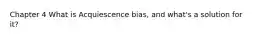 Chapter 4 What is Acquiescence bias, and what's a solution for it?