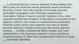 ___ is characterized by a narrow segment of descending colon, which does not show the normal peristaltic bowel movement. Normally, neural crest cells migrate into the gut tube and participate as ganglion cells in the gut's autonomous innervation. Failure of neural crest cell migration into a colon segment prohibits the formation of the enteric innervation in this segment, which in turn results in impaired bowel movement. Proximal to the narrow colon segment, the colon is dilated because intestinal content cannot pass the narrow segment. Isolated ___ exhibits multifactorial determination with male predominance. The anomaly is present in many syndromes, including trisomy 21. More than 10 genes that interact to cause ___ have been identified.