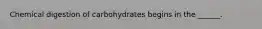 Chemical digestion of carbohydrates begins in the ______.