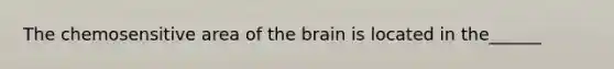 The chemosensitive area of the brain is located in the______