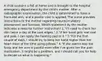 A child sustains a fall at home and is brought to the hospital emergency department by the child's mother. After a radiographic examination, the child is determined to have a fractured arm, and a plaster cast is applied. The nurse provides instructions to the mother regarding neurocirculatory assessment and function. Which statement by the mother indicates a need for further instruction? 1."I'll need to check her skin twice a day at the cast edges." 2."If her hand gets real cool and pale, I can apply the heating pad to it." 3."For the first couple of days, I should try to keep her hand higher than her heart most of the time using pillows." 4."If she seems way too fussy and her arm is painful even after I've given her the pain medication, it might be a problem, and I should call you for help to decide on what is happening."