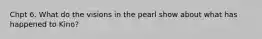 Chpt 6. What do the visions in the pearl show about what has happened to Kino?