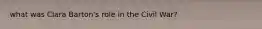 what was Clara Barton's role in the Civil War?