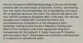 Clinical Therapeutics/ENT/Ophthalmology A 34 year-old female presents with recurrent bouts of dizziness, tinnitus, and hearing loss. She states that the episodes are incapacitating and cause her to become nauseous and vomit. The attacks last about one hour and the symptoms disappear after a few days. The last two episodes were treated with meclizine (Antivert) and prochlorperazine (Compazine) at the emergency room. Audiologic testing reveals low-tone frequency hearing loss. Which of the following is the most appropriate long-term management for this patient? A. Epley maneuver B. Diuretics and low-sodium diet C. Broad-spectrum antibiotics and Ibuprofen D. Scopolamine transdermal patch