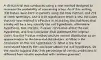 A clinical trial was conducted using a new method designed to increase the probability of conceiving a boy. As of this​ writing, 300 babies were born to parents using the new​ method, and 239 of them were boys. Use a 0.05 significance level to test the claim that the new method is effective in increasing the likelihood that a baby will be a boy. Identify the null​ hypothesis, alternative​ hypothesis, test​ statistic, P-value, conclusion about the null​ hypothesis, and final conclusion that addresses the original claim. Use the​ P-value method and the normal distribution as an approximation to the binomial distribution. a) What is the conclusion on the null​ hypothesis? b) What is the final​ conclusion? Identify the conclusion about the null hypothesis. Do the results suggest that their percentage of correct predictions is different from results expected with random​ guesses?