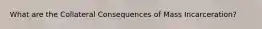 What are the Collateral Consequences of Mass Incarceration?