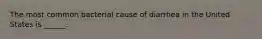 The most common bacterial cause of diarrhea in the United States is ______.