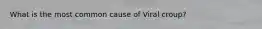 What is the most common cause of Viral croup?