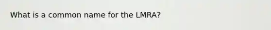 What is a common name for the LMRA?