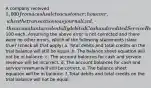 A company received 1,000 from a cash sale to a customer; however, when the transaction was journalized, the accountant accidentally debited Cash and credited Service Revenue for just100 each. Assuming the above error is not corrected and there were no other errors, which of the following statements is/are true? (check all that apply) a. Total debits and total credits on the trial balance will still be equal. b. The balance sheet equation will not be in balance. c. The account balances for cash and service revenue will be incorrect. d. The account balances for cash and service revenue will still be correct. e. The balance sheet equation will be in balance. f. Total debits and total credits on the trial balance will not be equal.