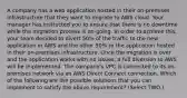 A company has a web application hosted in their on-premises infrastructure that they want to migrate to AWS cloud. Your manager has instructed you to ensure that there is no downtime while the migration process is on-going. In order to achieve this, your team decided to divert 50% of the traffic to the new application in AWS and the other 50% to the application hosted in their on-premises infrastructure. Once the migration is over and the application works with no issues, a full diversion to AWS will be implemented. The company's VPC is connected to its on-premises network via an AWS Direct Connect connection. Which of the following are the possible solutions that you can implement to satisfy the above requirement? (Select TWO.)