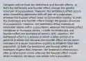 Compare and contrast the bottleneck and founder effects. a) Both the bottleneck and founder effect change the genetic structure of a population. However, the bottleneck effect occurs when inbreeding depression kills off part of a population, whereas the founder effect relies on nonrandom mating. b) Both the bottleneck and founder effect change the genetic structure of a population. However, the bottleneck effect reduces or eliminates alleles within a population, whereas the founder effect introduces or increases alleles. c) Both the bottleneck and founder effect are examples of genetic drift. However, the bottleneck effect is a process in which a large portion of a genome is wiped out, whereas the founder effect occurs when members of a larger population migrate to establish their own population. d) Both the bottleneck and founder effect are examples of gene flow. However, the bottleneck effect occurs after a cataclysmic event, whereas the founder effect occurs when mutations introduce new alleles into a population.