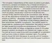 "The complete independence of the courts of justice is peculiarly essential in a limited Constitution. By a limited Constitution, I understand one which contains certain specified exceptions to the legislative authority . . . Limitations of this kind can be preserved in practice no other way than through the medium of courts of justice, whose duty it must be to declare all acts contrary to the manifest tenor of the Constitution void. Without this, all the reservations of particular rights or privileges would amount to nothing." -Alexander Hamilton, Federalist No. 78, "The Judiciary Department," 1788 Which of the following statements best summarizes Hamilton's argument? -The judicial branch is responsible for interpreting the Constitution and judging whether the laws passed by Congress are constitutional -The judicial branch should defer all rulings on legislative issues to Congress because members of Congress are elected, but judges are not -The judicial branch needs to be held accountable for its decisions and have term limits to protect individual rights -The judicial branch should not have the power to overrule acts of Congress and the president because it does not have the power to enforce laws