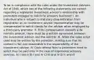 To be in compliance with the rules under the Investment Advisers Act of 1940, which two of the following statements are correct regarding a registered investment adviser's relationship with promoters engaged to solicit for advisory business? I. An individual who is subject to statutory disqualification from registration as an investment adviser representative may be compensated to solicit clients for the adviser when employed by a third-party promoter. II. If the compensation exceeds a de miminis amount, there must be a written agreement between the investment adviser and the solicitor. III. While the sales script used may be written by the promoter, making sure that its content is fair and reasonable is the responsibility of the investment adviser. IV. Cash referral fees to promoters hired to solicit may be paid only in the case of impersonal advisory services. A) I and II B) I and IV C) III and IV D) II and III